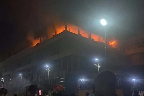 Fire Razes Federal Mortgage Bank Headquarters in Abuja